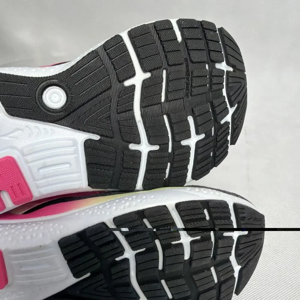 Brooks Ghost 16 Womens Running Shoes Black Pink Grey 1204071B046